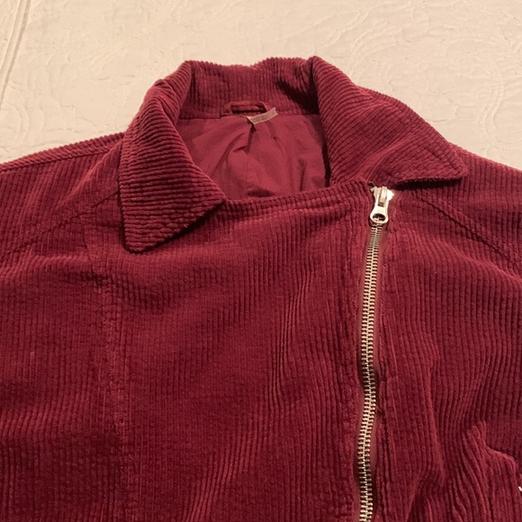 Free People Maroon Corduroy Jacket - Picture 8 of 14